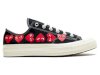 CDG Multi Hearts Converse Low Comfort Check