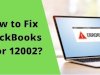 Fixing the QuickBooks Payroll Update Error code 12002
