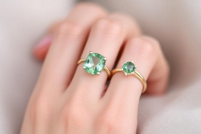 The Heart’s Compass: Aligning With Earth And Soul Via Green Kyanite Rings And earrings