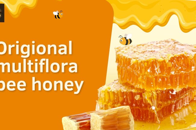 Original Multiflora Bee Honey – Pure, Raw & Naturally Harvested