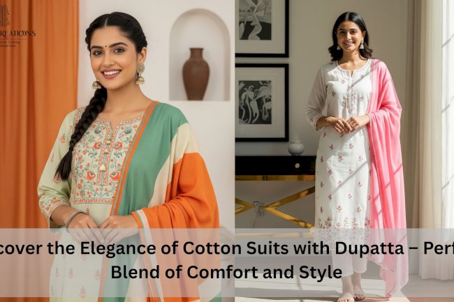 Discover the Elegance of Cotton Suits with Dupatta – Perfect Blend of Comfort and Style