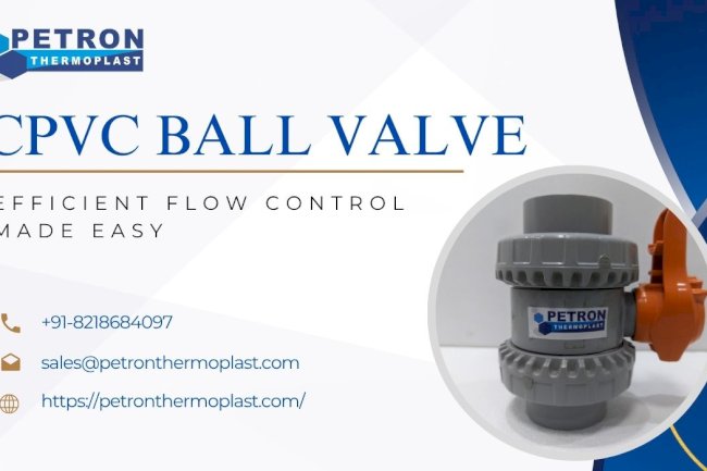 Premium CPVC Ball Valve – Engineered for Industrial Piping