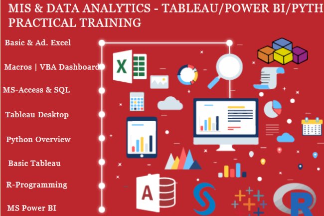 Microsoft MIS Certificate of Completion with Job in Delhi, 100% Job Guarantee, Limited Period Offer "Free Tableau Certification," 