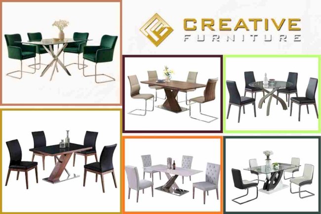Smartly Designed Modern Dining Room Sets for Compact Homes