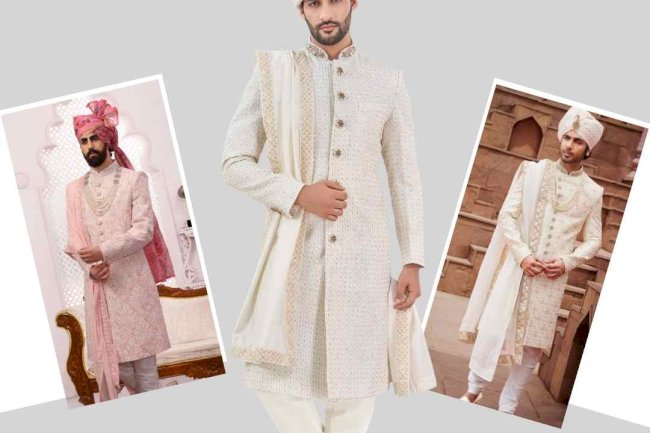 Step Up Your Groom Style with Exclusive Wedding Sherwani