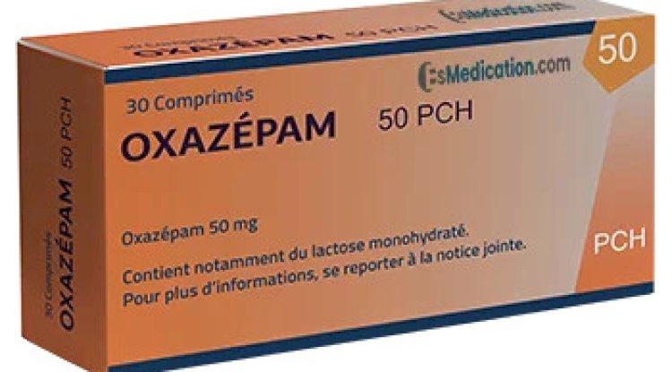 Quels sont les risques de surdosage avec 50 mg d'oxazépam ?