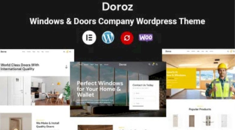 Free Windows Doors WordPress Theme to Grow Your Business Online