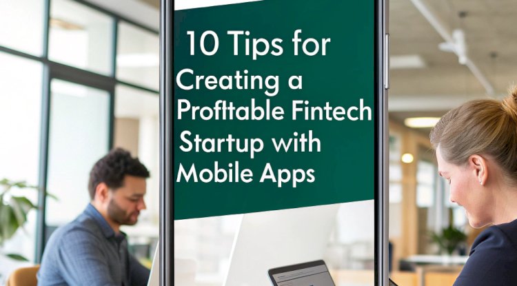 10 Tips for Creating a Profitable Fintech Startup with Mobile Apps