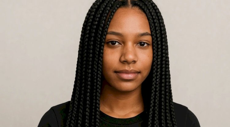 Crowned in Confidence: Box Braids That Own the Moment