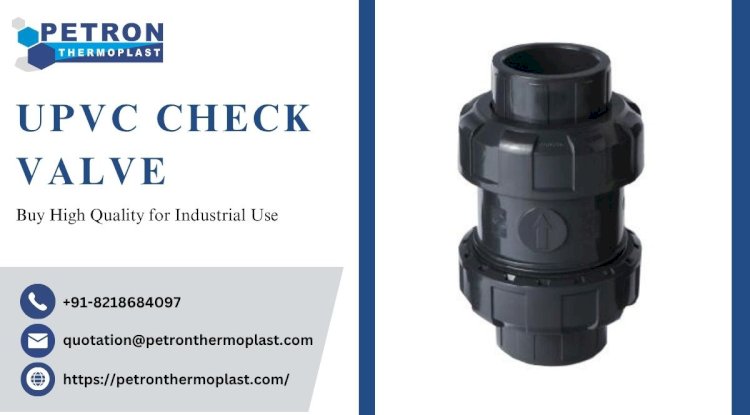 Buy High Quality UPVC Check Valve for Industrial Use