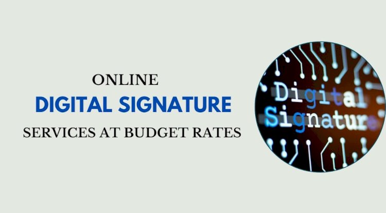 Online Digital Signature Services at Budget Rates 