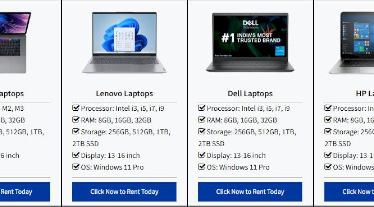 Top 5 Benefits of Using Rental Laptop Services for Businesses