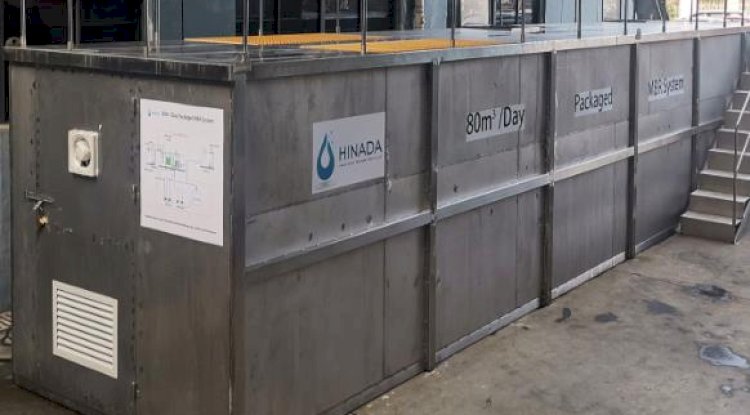 Wastewater Treatment : Packaged MBR System in a Container