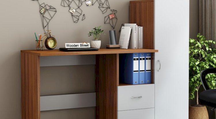 Smart Solutions: Study Table with Storage for Every Study Space