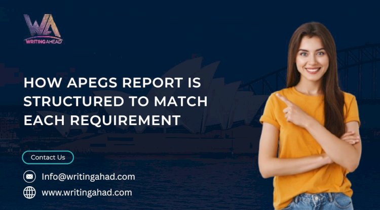 How APEGS REPORT is Structured to Match Each Requirement