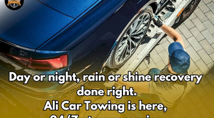 Ali Car Towing – Your Trusted Towing Service in Pakistan