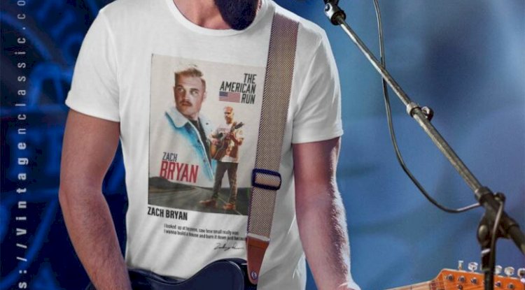 Zach Bryan Desert Sunset Tee – Western Country Concert Essential