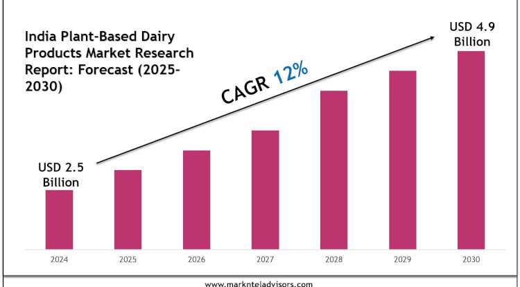 India Plant-Based Dairy Products Market Statistics, Value & Scope 2030