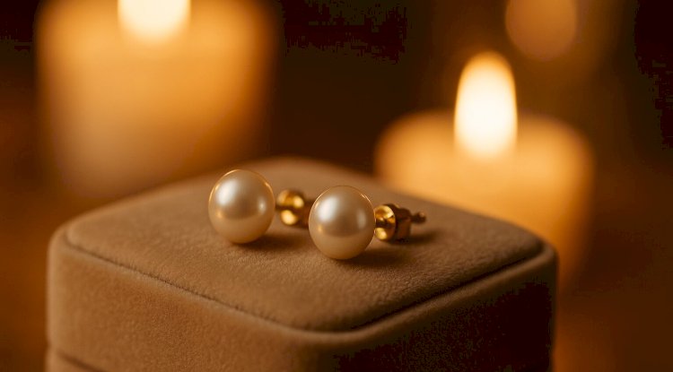 Pearl Stud Earrings – Timeless Elegance for Women