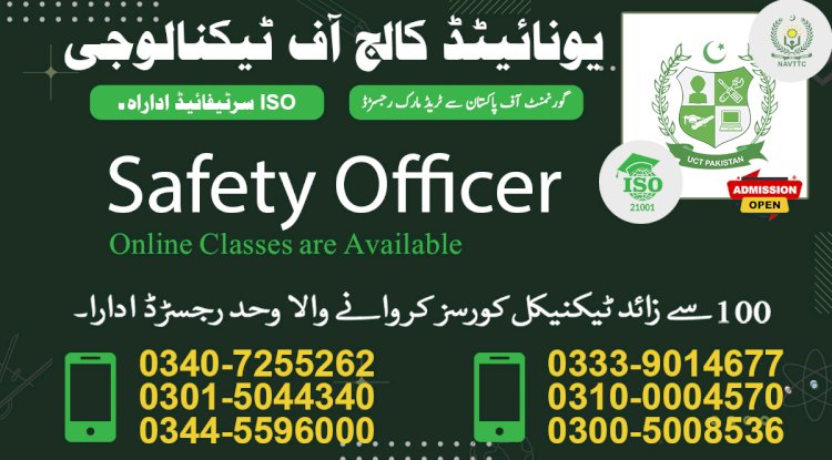 Safety Officer Course in Rawalpindi, Islamabad