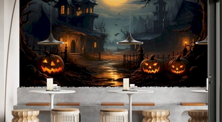 Transform Your Home with the Best Peel and Stick Halloween Wallpapers