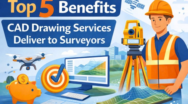 Top 5 Benefits CAD Drawing Services Deliver to Surveyors