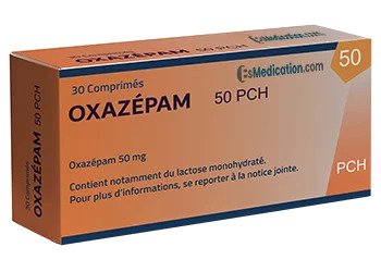 Quels sont les risques de surdosage avec 50 mg d'oxazépam ?