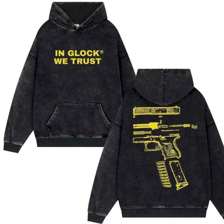 Hoodie Jackets and In Glock We Trust Hoodie for Men with Unshakable Style