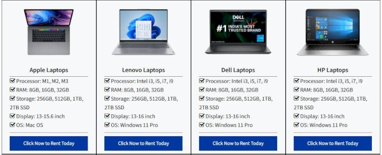Top 5 Benefits of Using Rental Laptop Services for Businesses