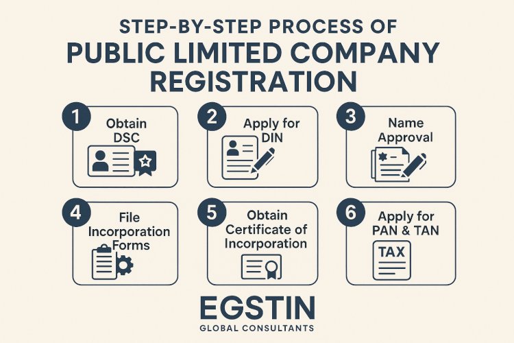 Step-by-Step Process of Public Limited Company Registration
