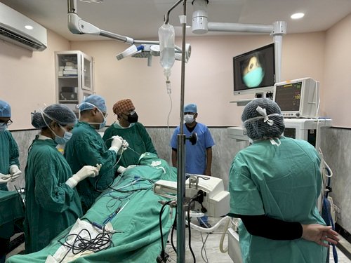What follow up care is required after nose FESS surgery? 