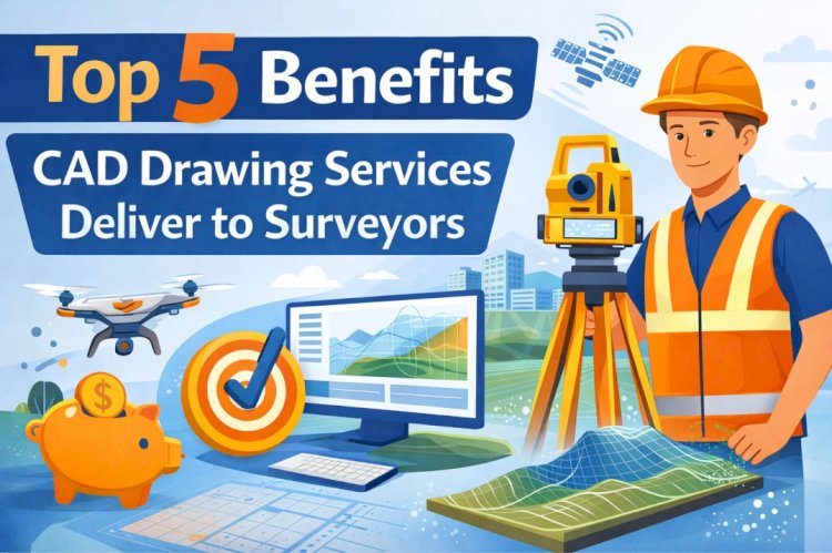 Top 5 Benefits CAD Drawing Services Deliver to Surveyors