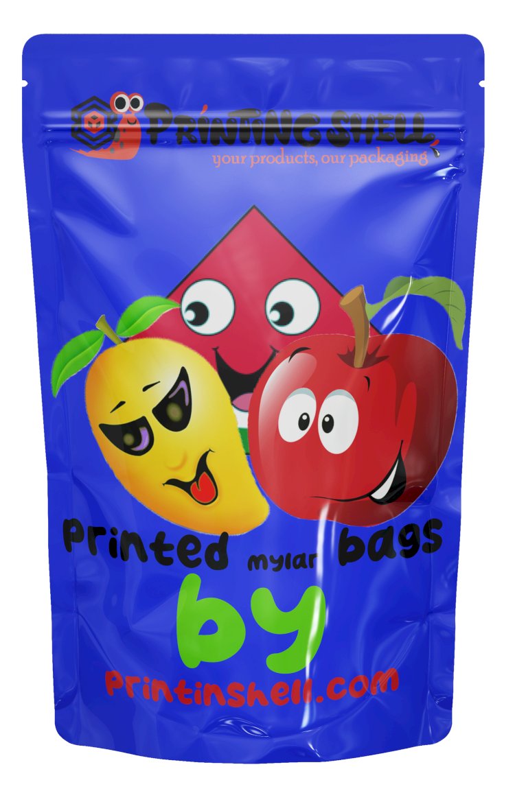Custom Print Mylar Bags High-End Branding & Full-Color Digital Printing