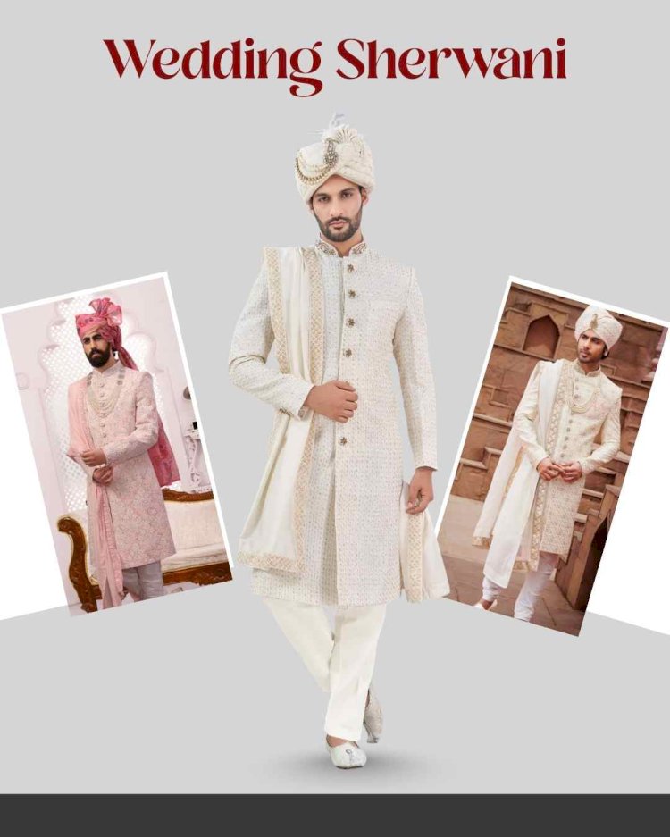 Step Up Your Groom Style with Exclusive Wedding Sherwani