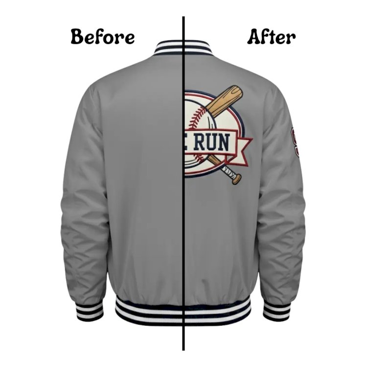 Jacket Back Digitizing Services for High Quality Large Format Embroidery