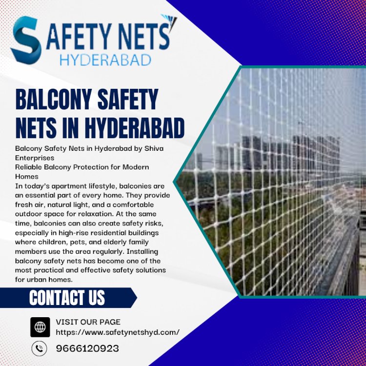 Balcony Safety Nets in Hyderabad by Shiva Enterprises