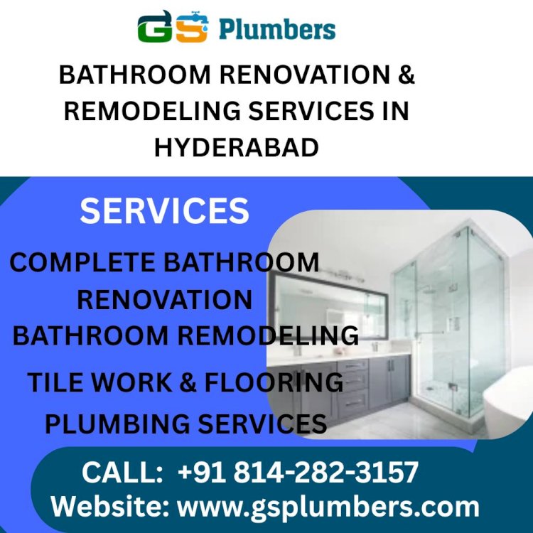 Bathroom Renovation & Remodeling Services in Hyderabad